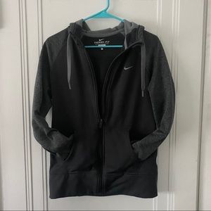 Medium Nike grey zip up